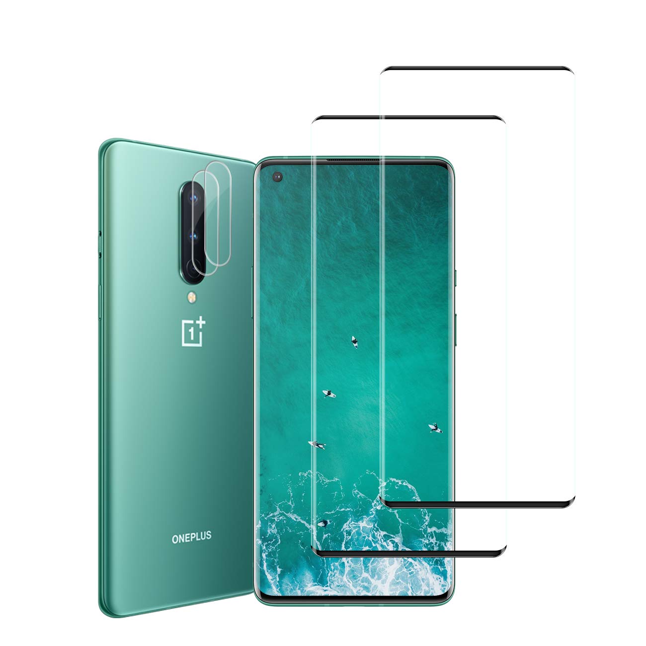 Lens Protector Oneplus 8t 3d Tempered Glass Screen Protector