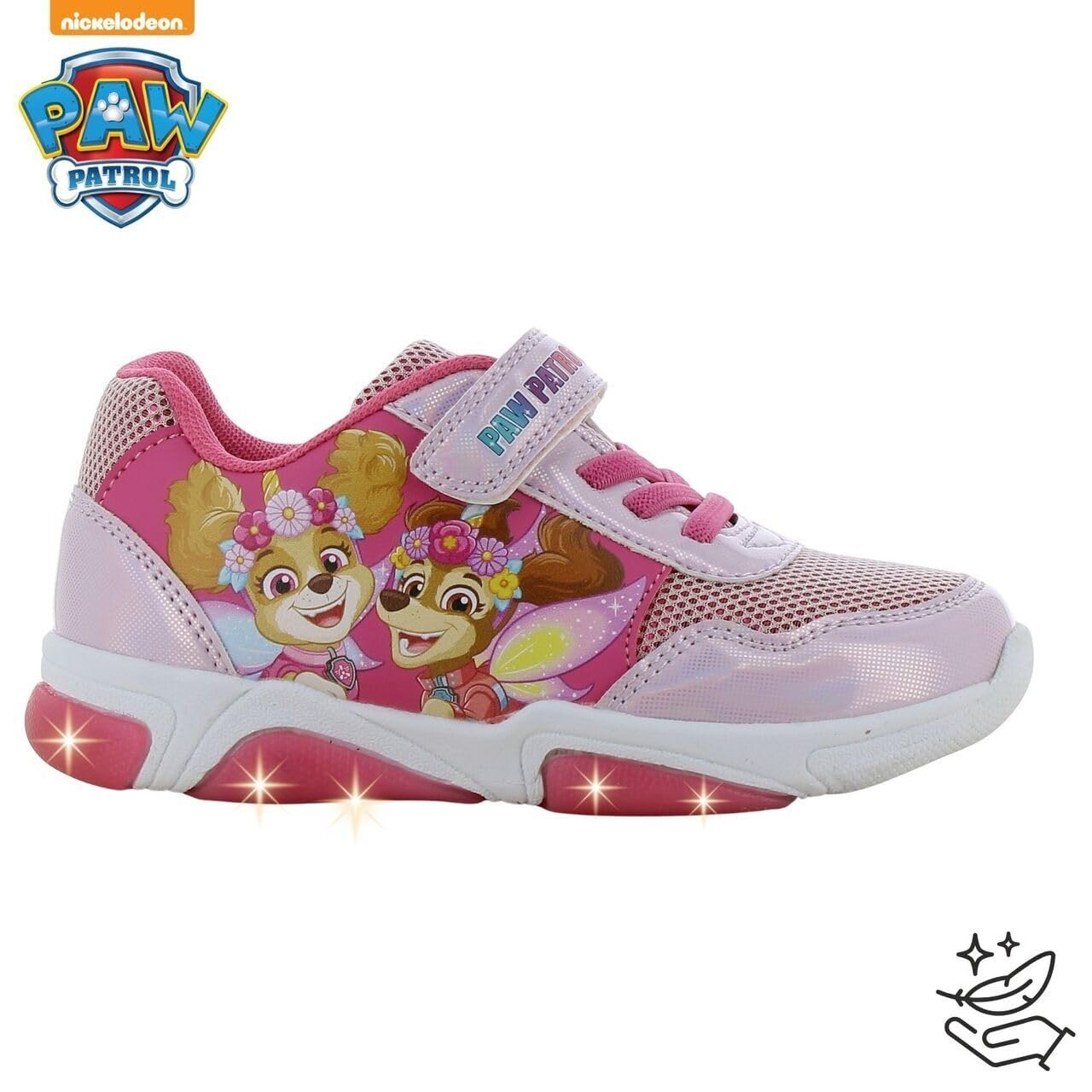 Leomil Paw Patrol Baskets Lumineuses pour Filles Chaussures Enfants, Idéal pour l'école et Les Loisirs