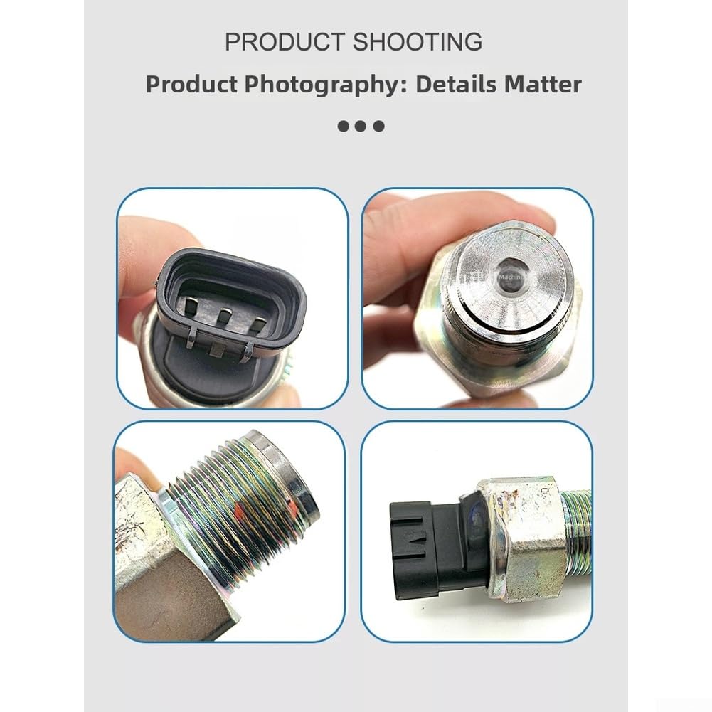 Sensore di pressione dell'olio della ferrovia comune per la pompa diesel compatibile con il chip di monitoraggio in tempo reale resistente alle alte temperature del filo del veicolo dell'escavatore