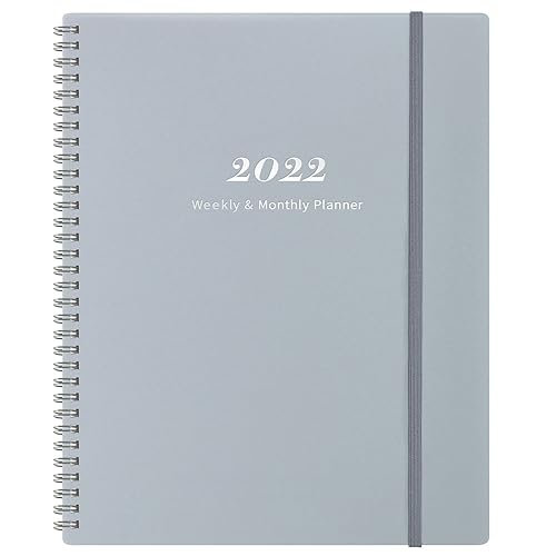 Diary 2022 - Week to View 2022 Diary Planner from January 2022 to December 2022, with Elastic Closure and Thick Paper, Back Pocket with 21 Notes Pages