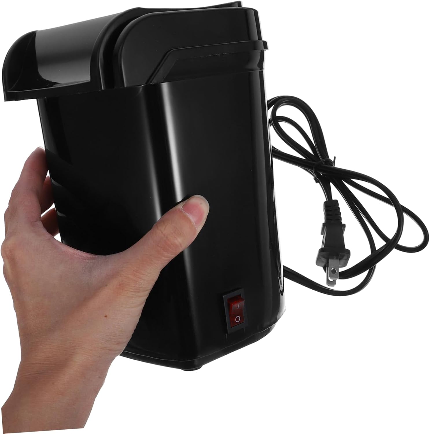 110v Mini Electric Popcorn Popper Maker Hot Air Popcorn Machine Nonstick Kettle for Home Kitchen