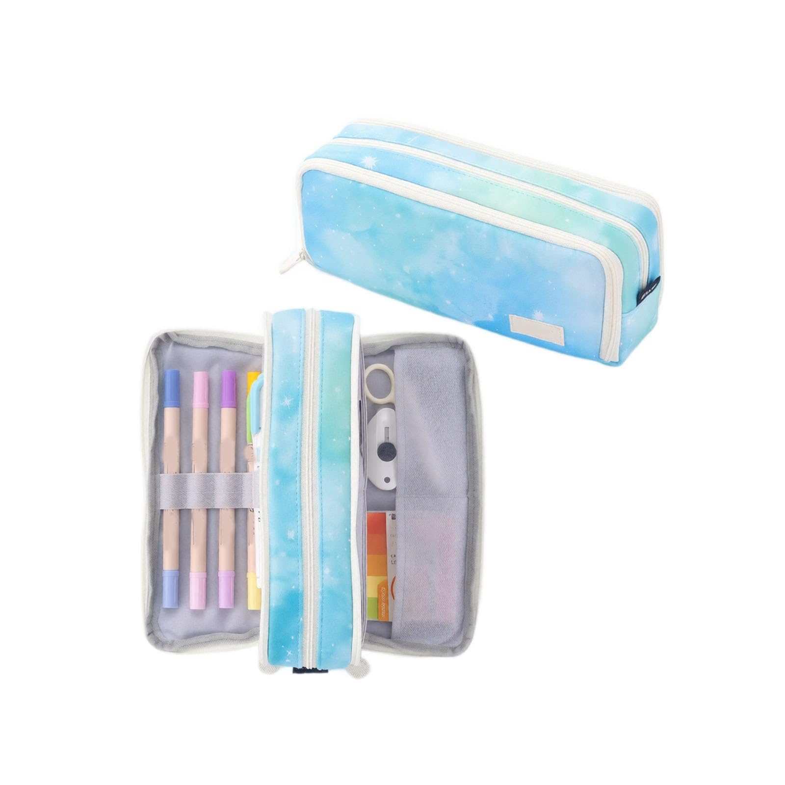 Large Capacity Pencil Case with Compartments and Handle Pencil Case