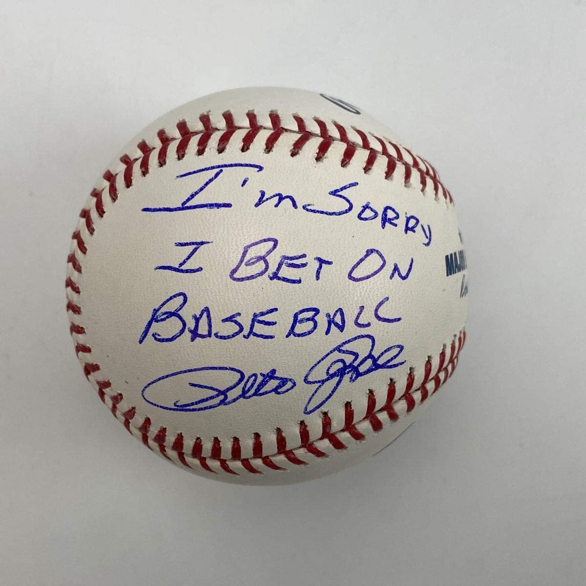Amazon.com: Autographed/Signed Pete Rose I'm Sorry I Bet On