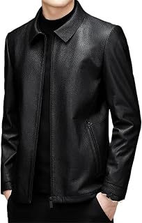 Herren-Winterjacke, warm, einfarbig, lÀssig, modisch, Revers
