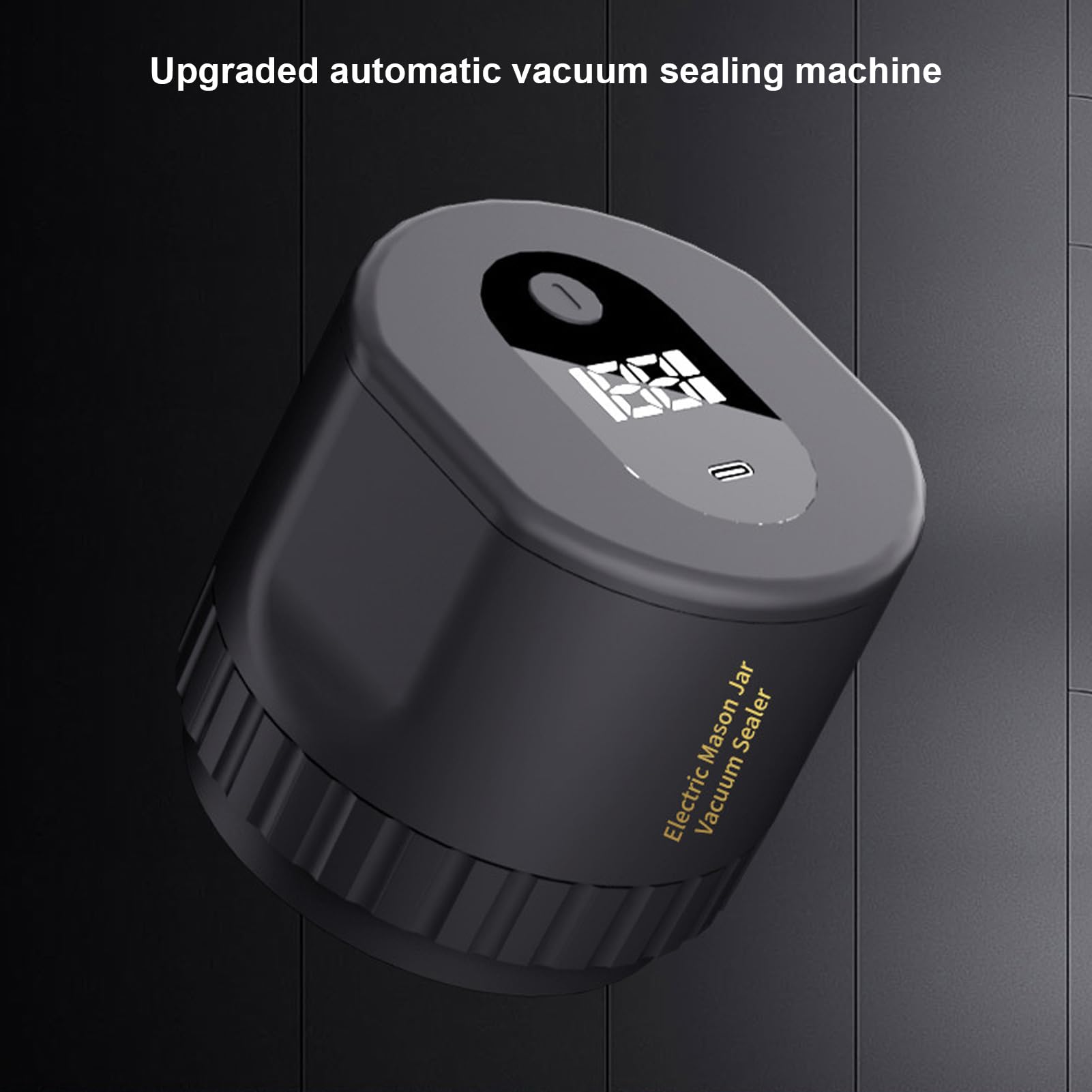 Automatischer Einmachglas-Vakuumierer, Auslaufsicherer Elektrischer Versiegeler mit Starker Saugkraft, Hergestellt aus Hochwertigen Materialien, Zur Lebensmittelkonservierung