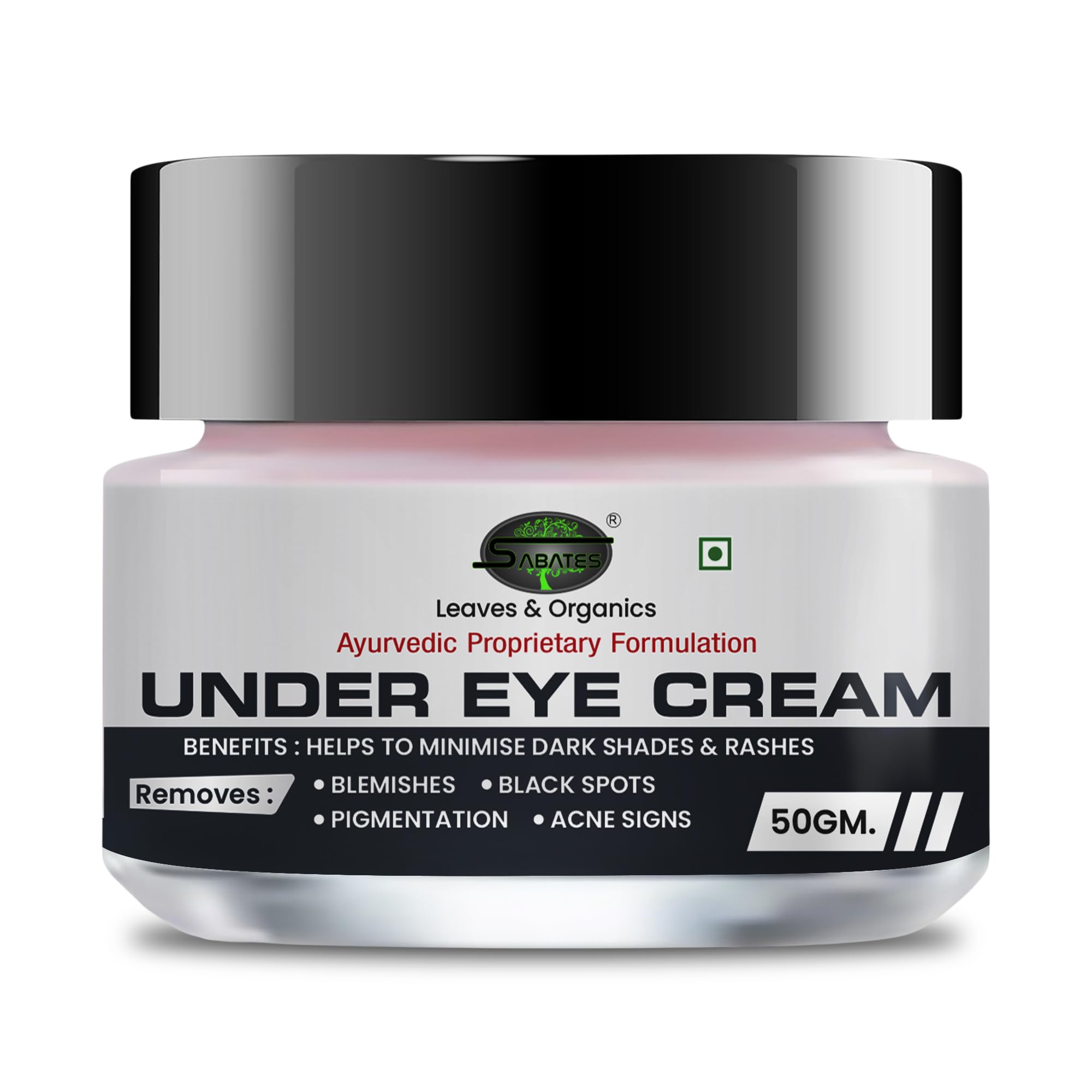 SABATES Under Eye Cream for dark circles for women & men| Dark circle remover cream| Dark circles cream for eye | Brightens Under Eye Area, Dark Circle Cream (Zero Side | Effetcs)-image-39