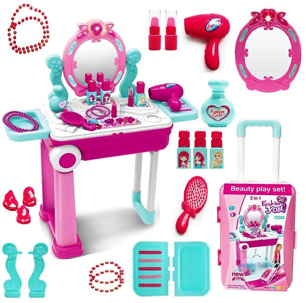 SARASI Kids Makeup Kit for Kids,Toys for Girl Real Washable Makeup Girls Princess Gift Play Make Up Toys, Safe & Non-Toxic Girl Makeup Set for Age 3-12 Year Old Christmas & Birthday Gift (B0D22YQ2CP) Amazon Price History, Amazon Price Tracker