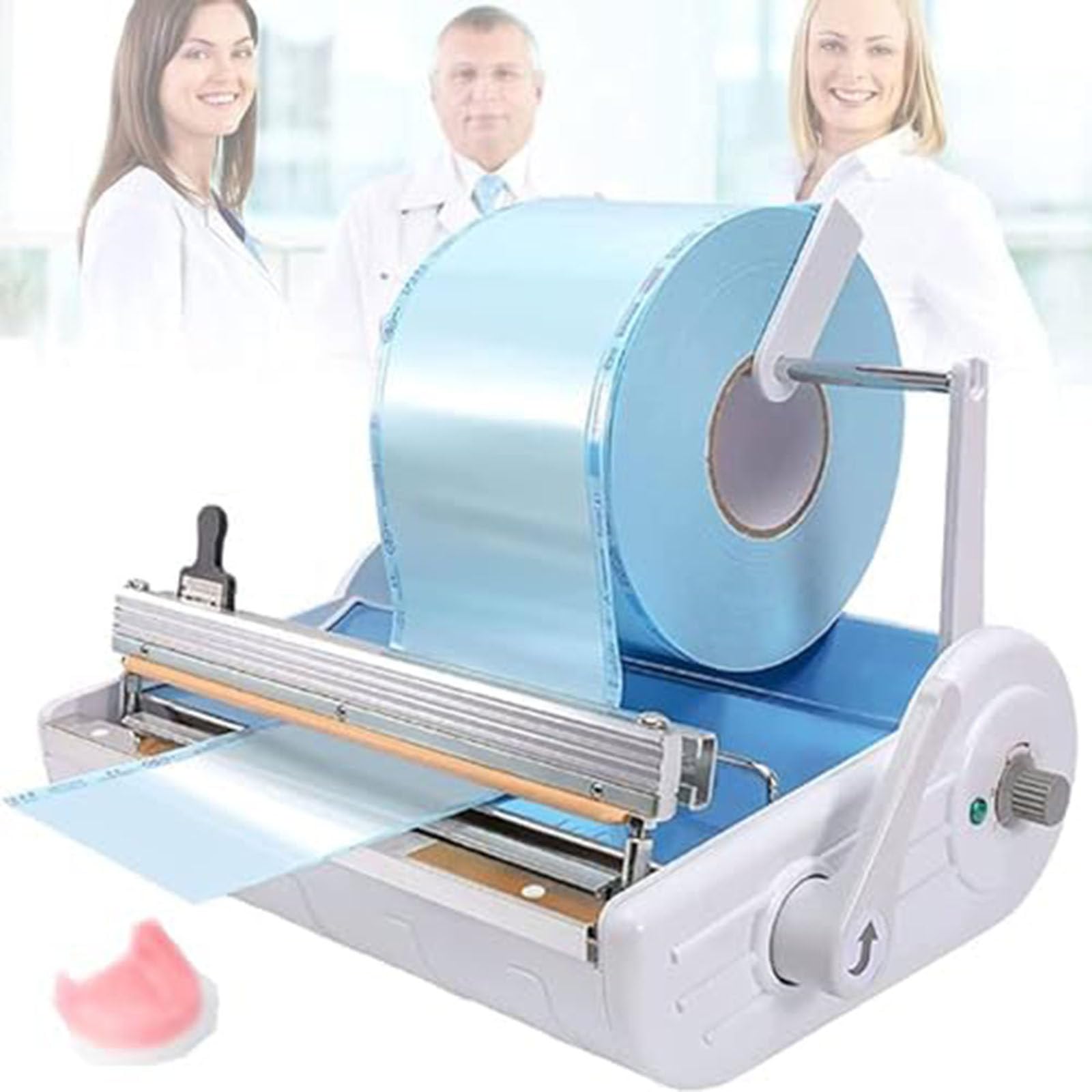 500W Máquina De Sellado De Bolsas De Esterilización Máquina De Envasado De Bolsas De Desinfección Sellador Dental,para Odontología, Clínicas y Hospitales