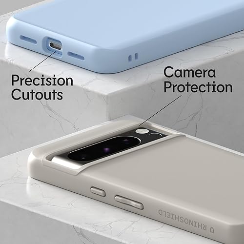 Miniatura 4 de RhinoShield SolidSuit - Funda compatible con Magsafe para Pixel 8 Pro, diseño delgado absorbente de golpes, con acabado mate de alta calidad,