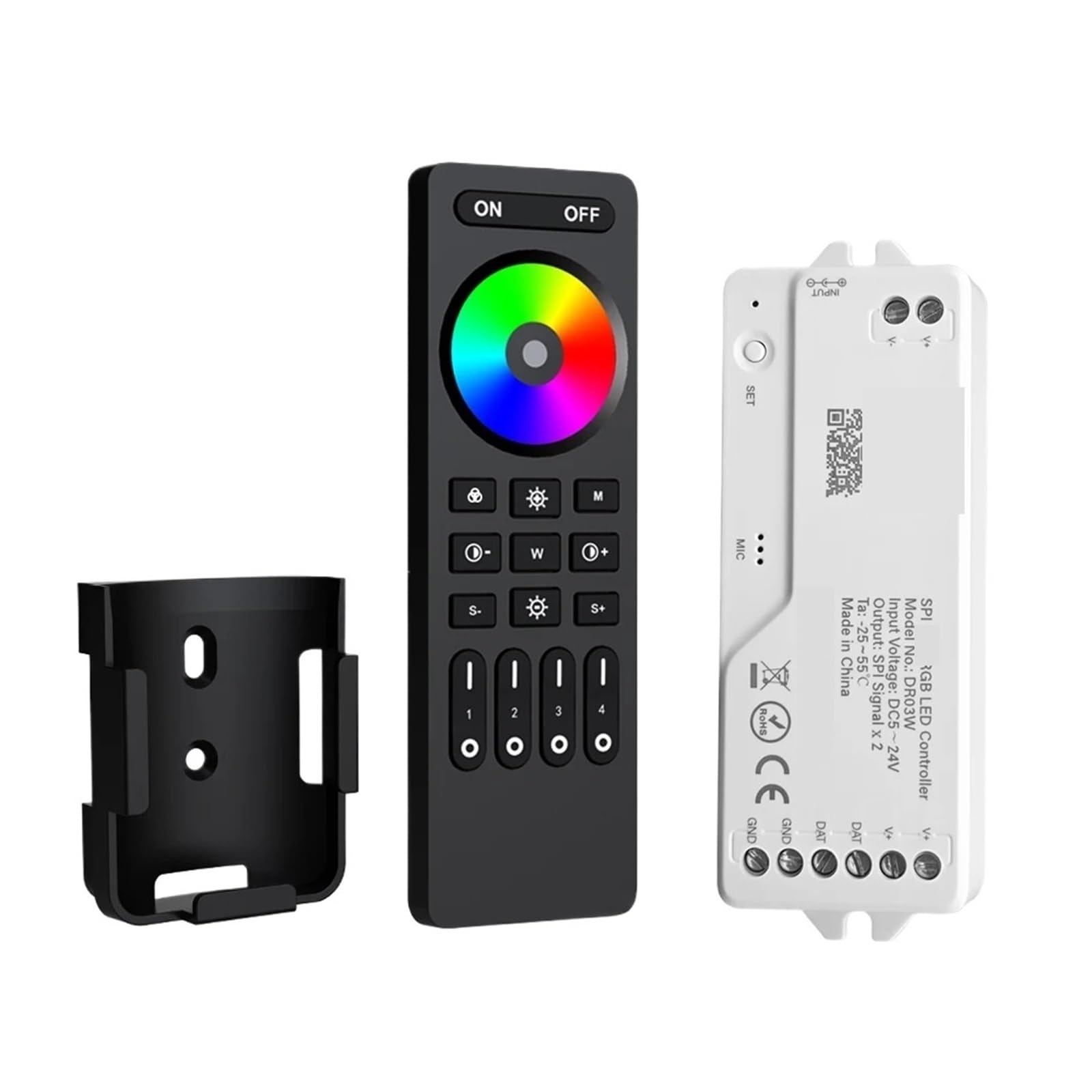 Kit LED control WS2815 ruban pixel RGB 2.4G SPI controller - 3