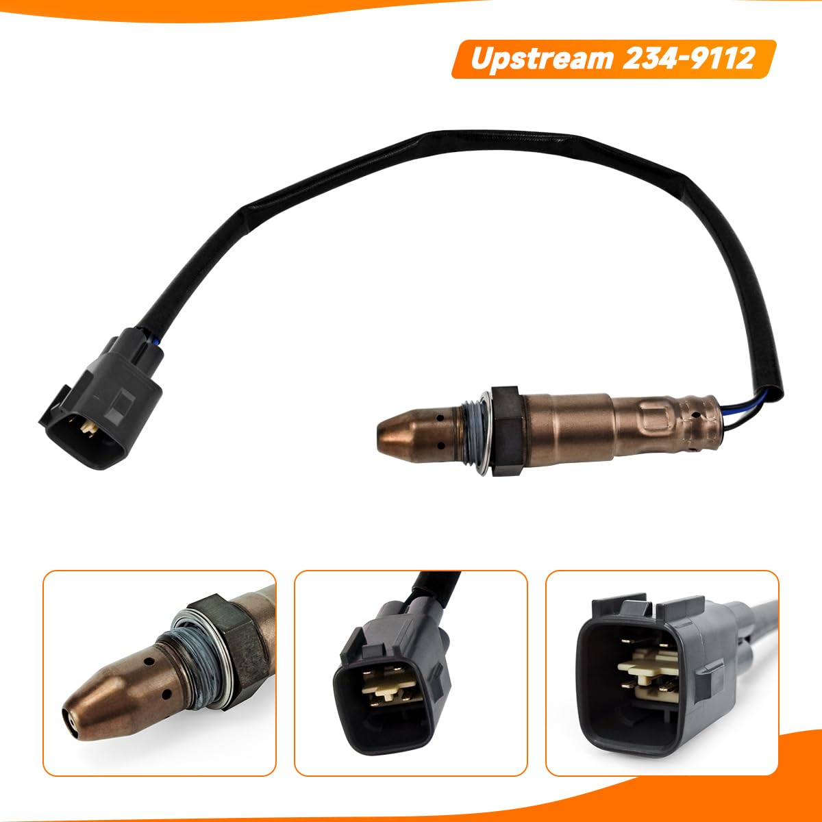 Upstream & Downstream O2 Oxygen Sensor Compatible with 2011-2014 Toyota Corolla & Matrix, Replaces OEM # 234-9112, 234-4305
