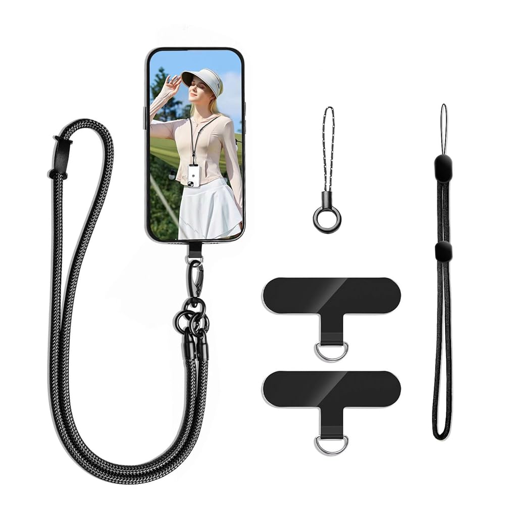 Amazon.com: Fajocru 360° Rotating Phone Lanyard Crossbody