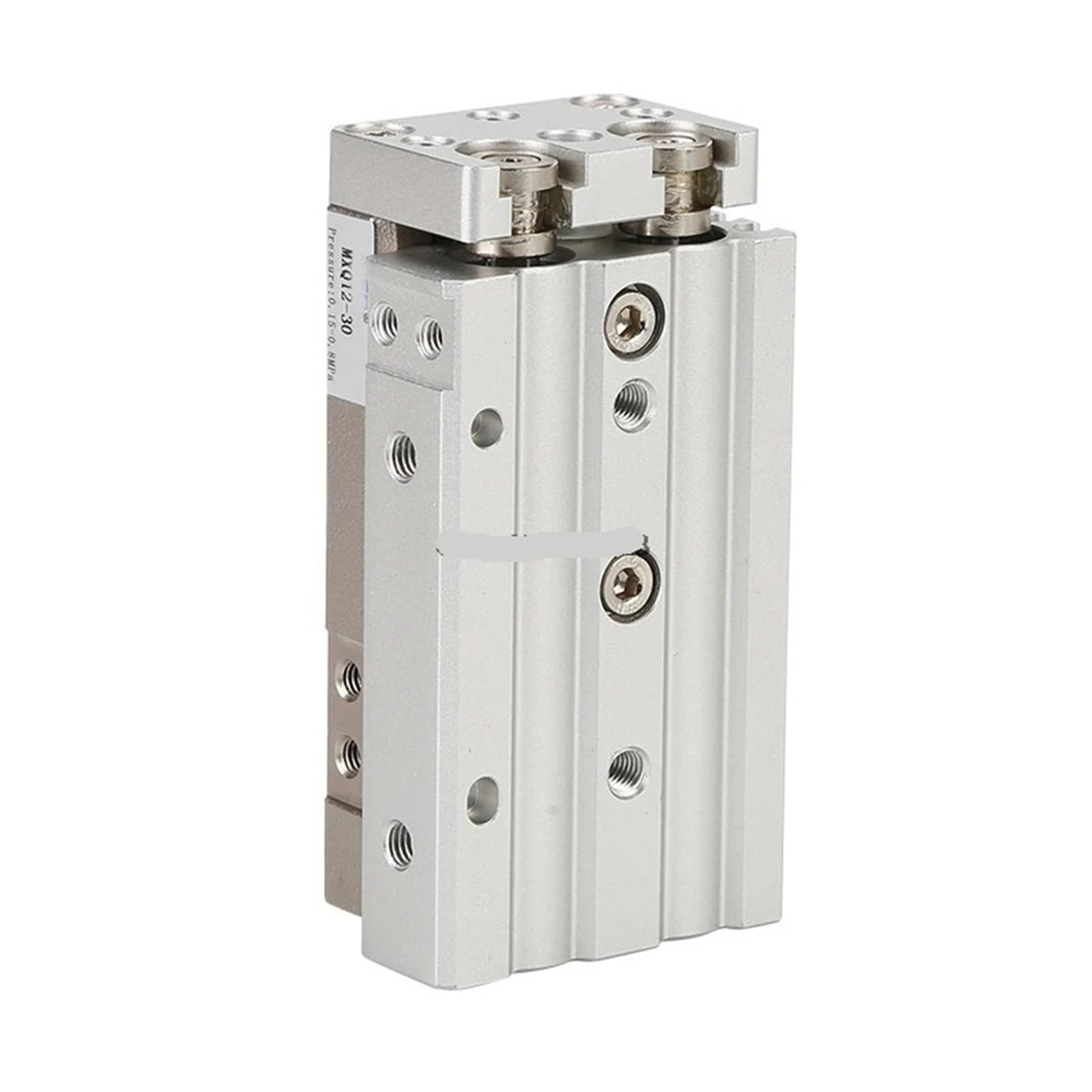 Vérin pneumatique MXQ16-10 pour stopper les vibrations mécaniques et fiabiliser le guidage