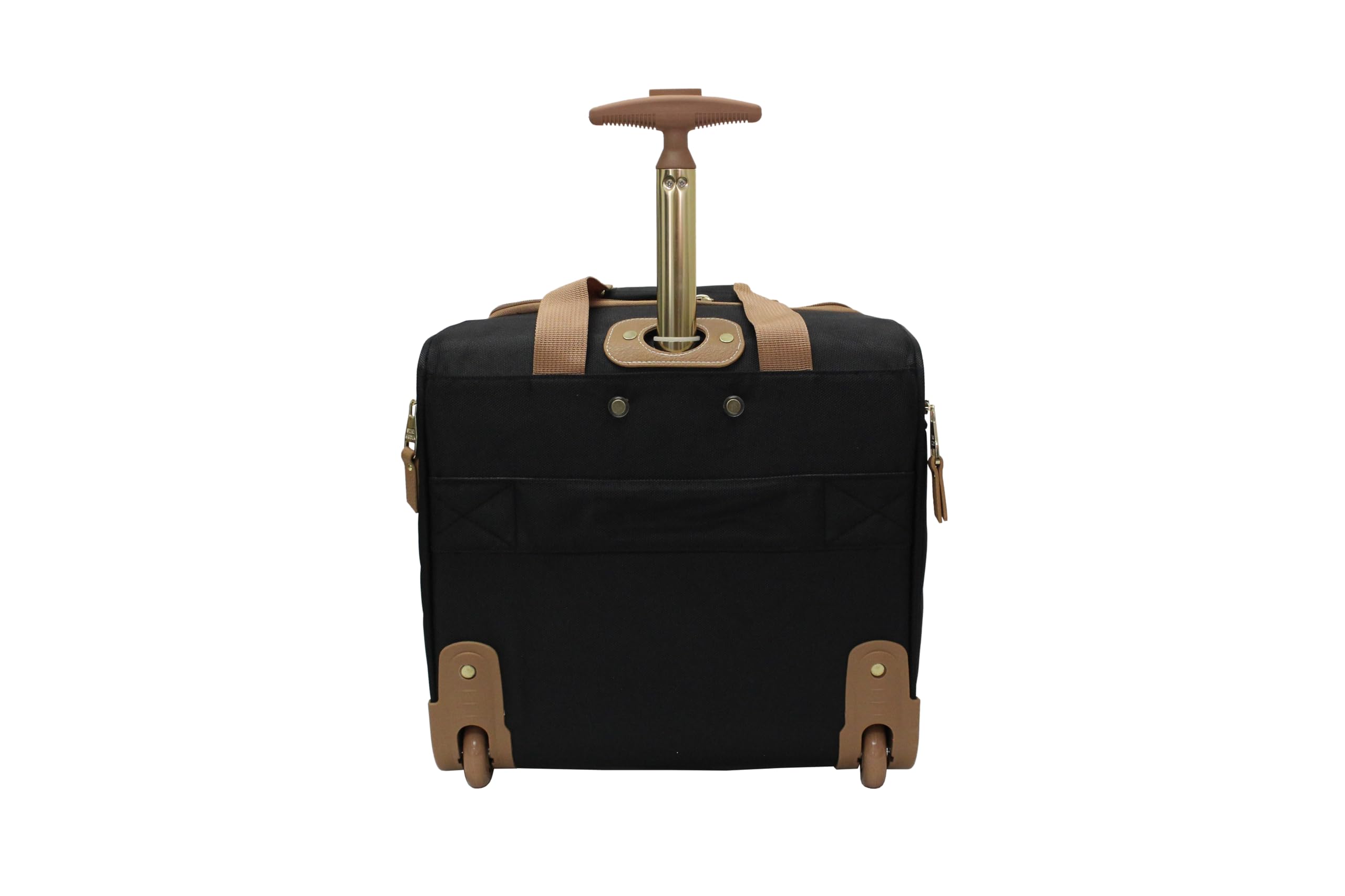 Steve Madden Designer Handgepäck, 38,1 cm, Wochenend-Übernachtung, Business-Reisegepäck, leicht, 2 Spinner-Rollkoffer, Rolltasche unter dem Sitz für Damen