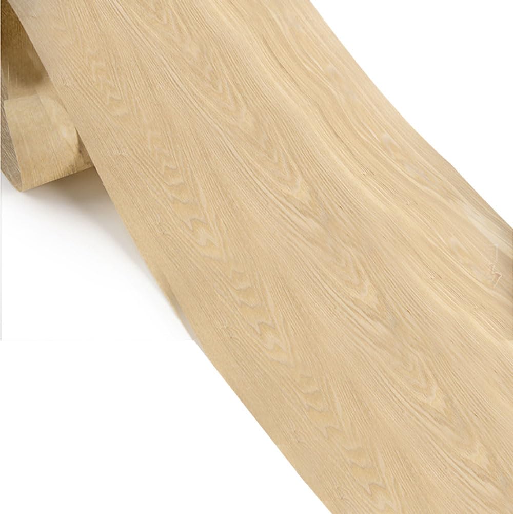 Naturalne arkusze forniru drewnianego Fraxinus Mandshurica, materiał do renowacji głośników i renowacji mebli, niedokończona drewniana naklejka, ręcznie wykonana, 40 x 224 cm