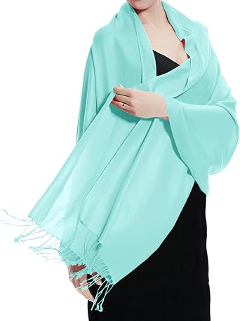 TZ Promise Women Pashmina Shawls and Wraps for Evening Dresses,Soft Large Long Scarf for Wedding,Bride Bridesmaid Gifts