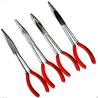 Algopix Similar Product 19 - NEILSEN TOOLS 4 Piece Long Reach Pliers