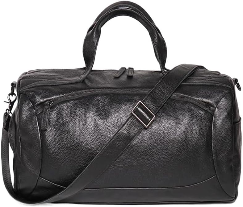 Man Genuine Leather Suitcase Business Travel Handheld Bag Crossbody
