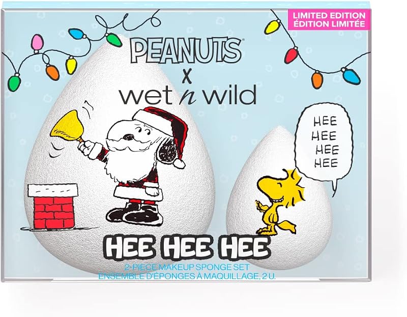 Esponjas de maquiagem wet n wild Peanut Collection Hee Hee Hee, conjunto com 2