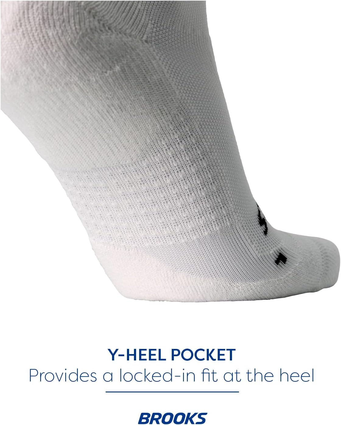Brooks Ghost No Show Socks I Performance Running Low Profile Socks with Arch Support for Men & Women