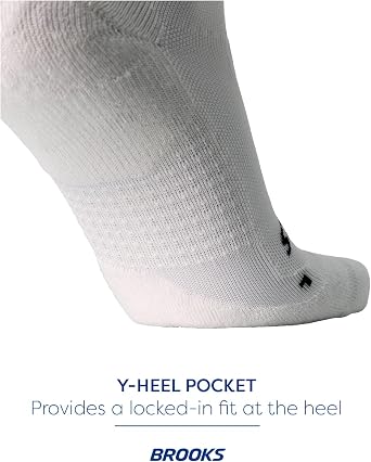 Brooks Ghost No Show Socks, Low Profile Socks with Arch Support