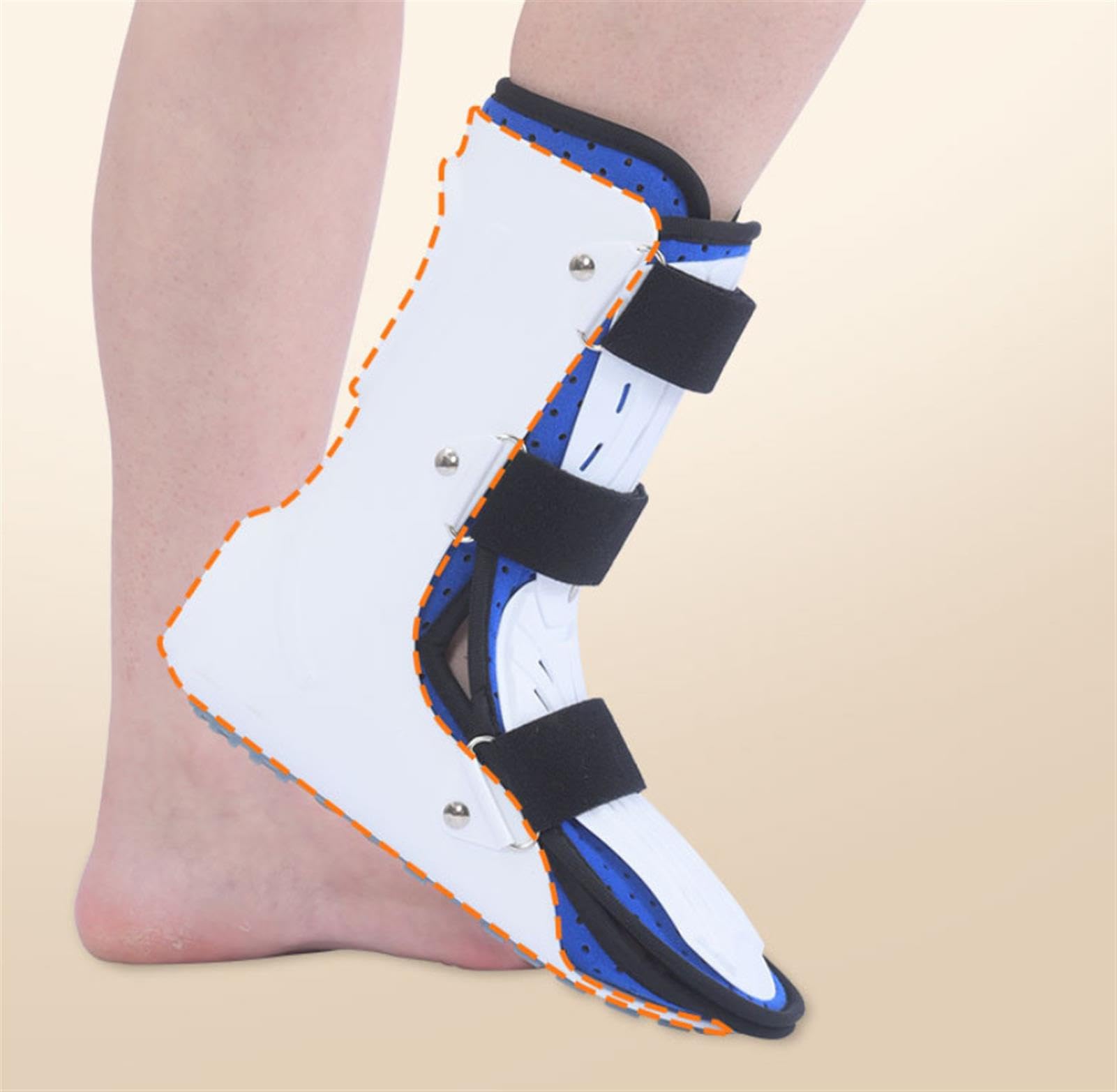 Botín ortopédico para el Tobillo y Soporte del pie, férula Ajustable para fijación Metatarsal, botín Estable para fracturas con ortesis para pie caído