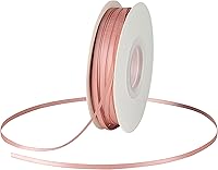 Vista 20 de Cinta fina de cobre de 1/8 de pulgada de bronce dorado fino de doble cara para manualidades, envoltura de regalos, decoración de boda, costura