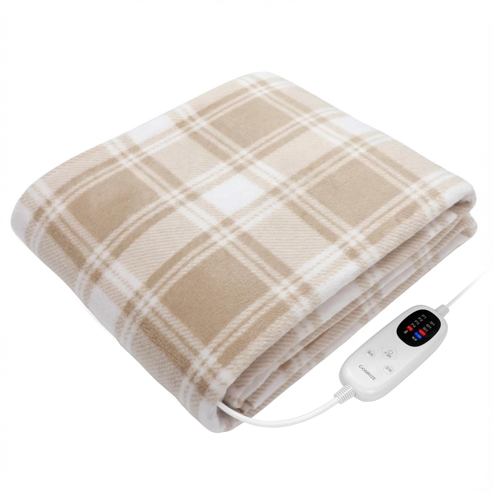 Amazon.co.jp : 電気毛布 掛け敷き ひざ掛け 洗える タイマー付き 5