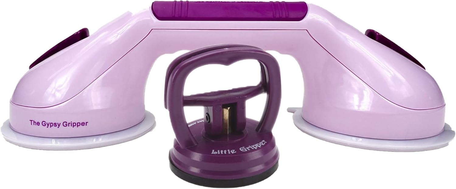 Gypsy Quilter - Bundle of The Original Gypsy Gripper and Little Gypsy Gripper 2-1/4in, Purple