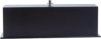 4-Time Zone World Clock | Black Wooden Analog Desk Clock for Home & Office.