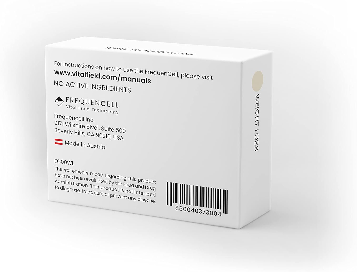 Weight Loss FrequenCell • Wearable Frequency Therapy for Everyday Health • Stimulates Metabolism • Increase Self-Love • Fuel Your Body Correctly • 100% Natural, Zero Side Effects