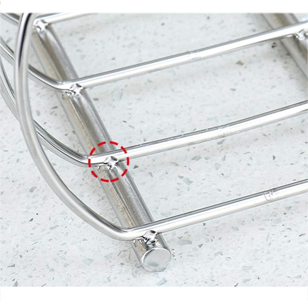 Kitchen Shelf lixin Stainless Steel Pot Rack (Color : Silver Size : 17 16.5cm) (Color : Silver Size : 17 16.5cm)