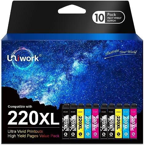 Weemay 220XL Ink Cartridge Combo Pack(10 Pack