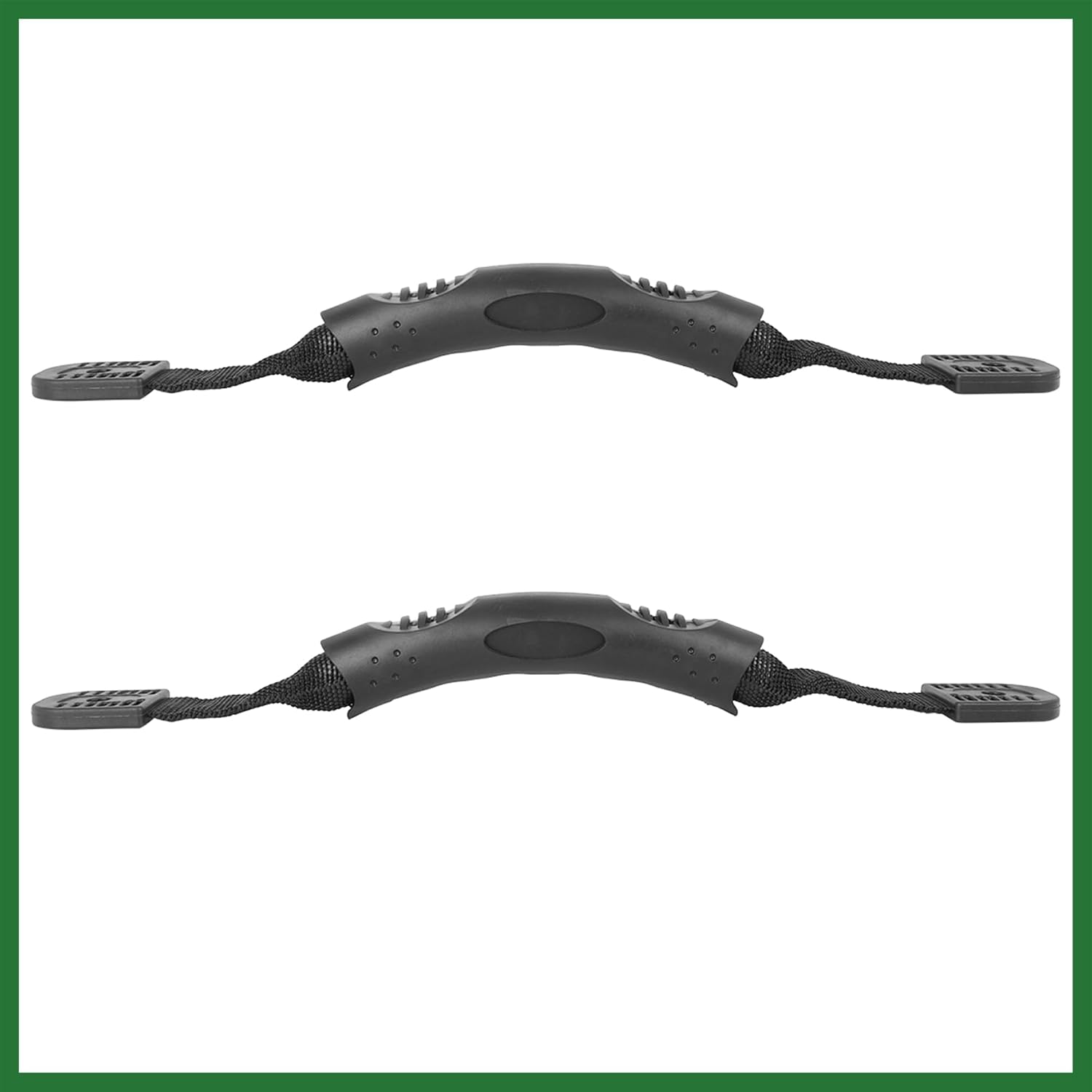 Motoforti 2pcs 10.62 Inch Kayak Handles Universal Rubber Carry Grab Handle with Single Hole Round Base Black for Kayak Boat Canoe Long-Lasting