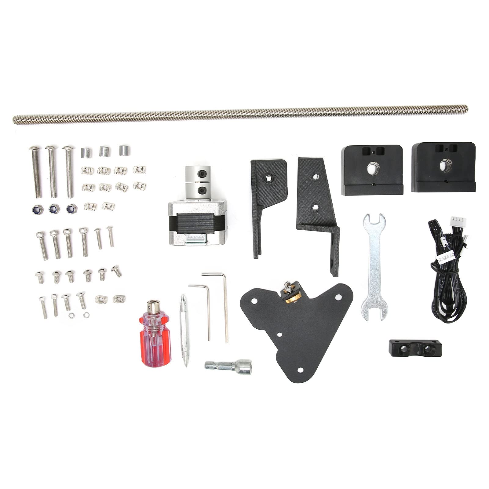 Fyearfly Dual Z-Achsen-Upgrade-Kit für 3D-Druckgeräte mit Bleispindel und 42-Schrittmotor, verbessert Stabilität und Präzision, kompatibel mit Ender 3, Pro, V2 Serie
