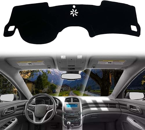 Tapete para tablero de salpicadero de automóvil, compatible con Chevrolet Malibu 8th 2013 2014 2015, conducción a la izquierda..