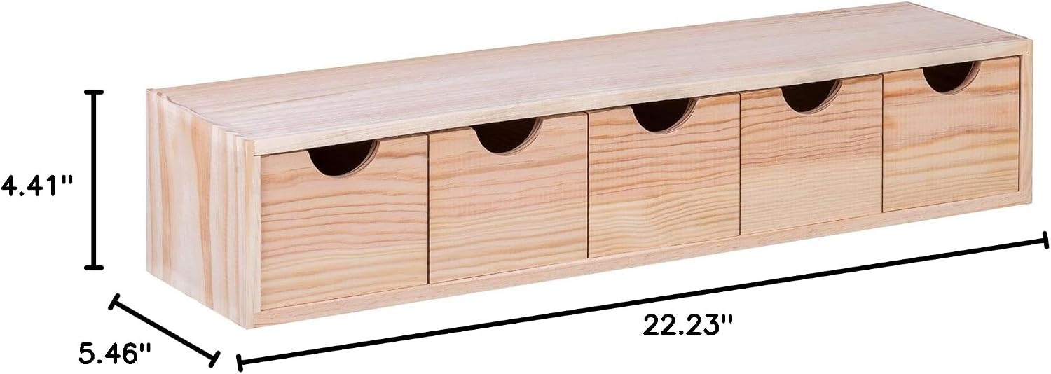 ARANAZ S.L. MANUFACTURAS DE LA MADERA Miniblock 5 drawers in pine wood