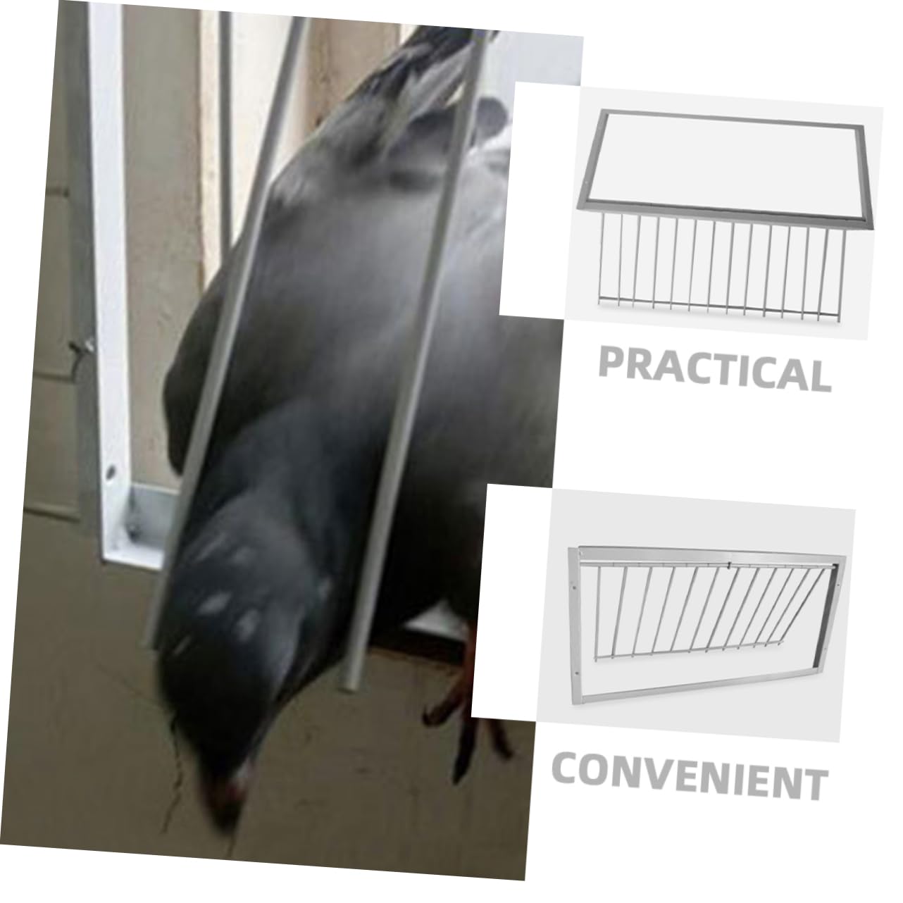 FONDOTIN Racing Pigeon House Door Pigeon Cage Door for Quick Access Enhanced -Way Entry Design