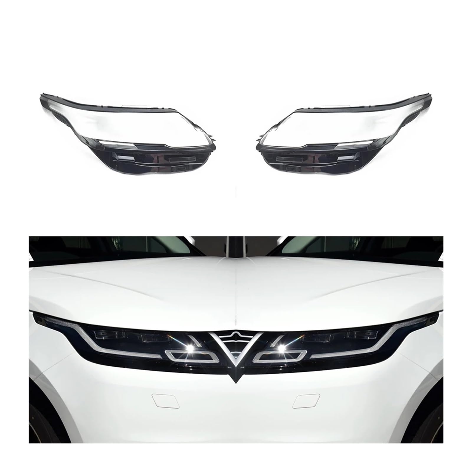 レンジローバー2nd ヘッドライトカバー左右セット