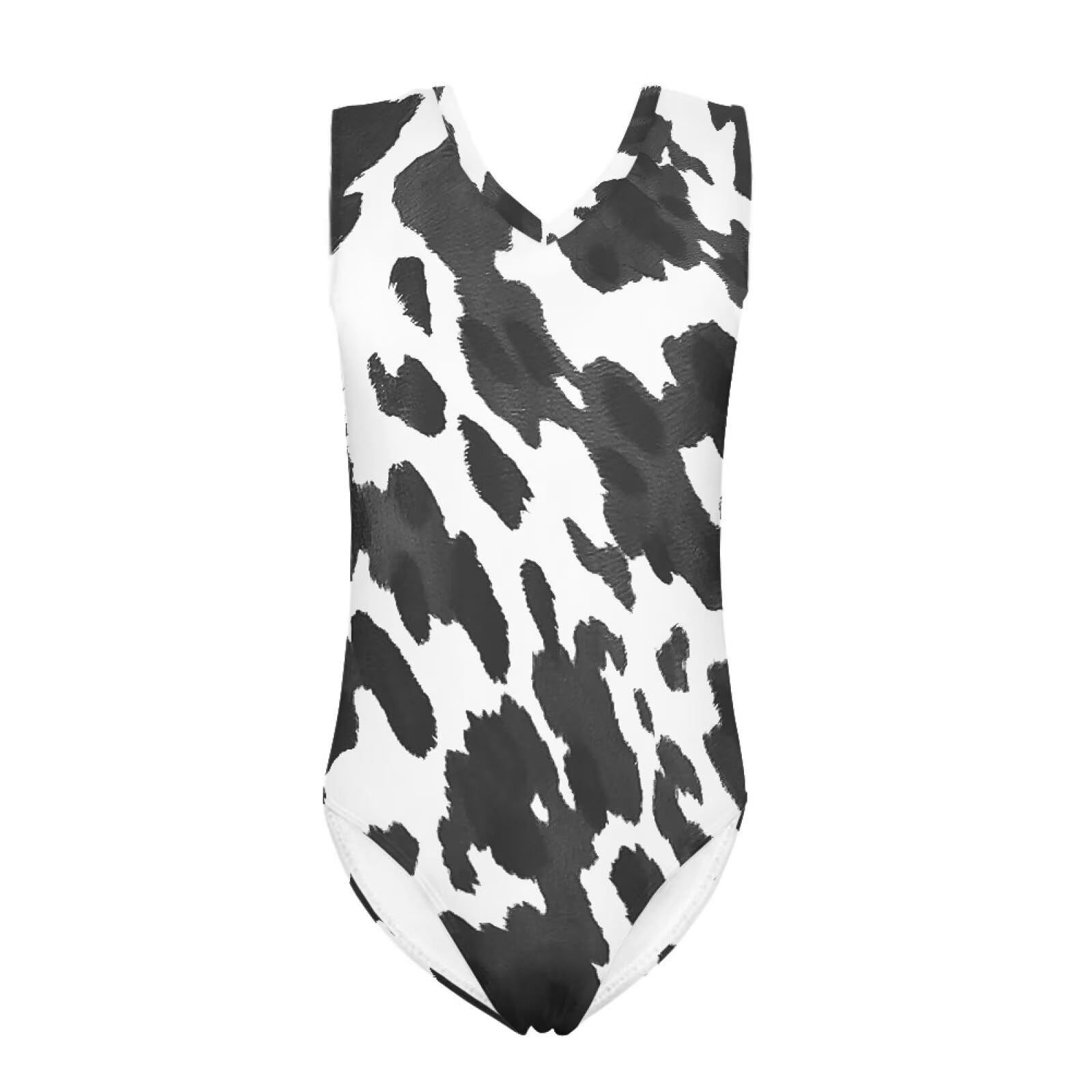 Cartoon Pattern Kids Girls Bathing Suits One Piece Swimsuit Soft &amp; Quick Dry, 5-14Years