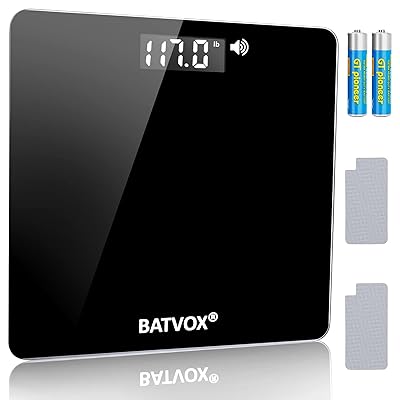 Talking Kitchen Scales - Clear Loud Voice, Big Numbers, North American Accent, Food Weight, Battery Operated