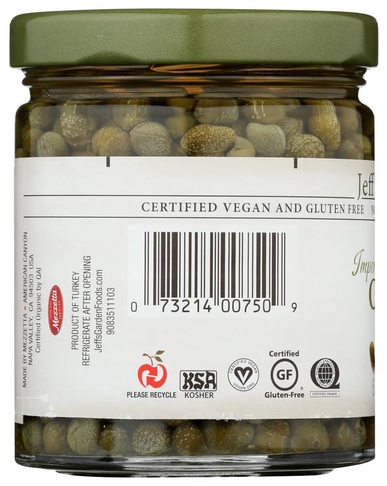 Jeff's Naturals Capers Non Pareil 18x 6OZ