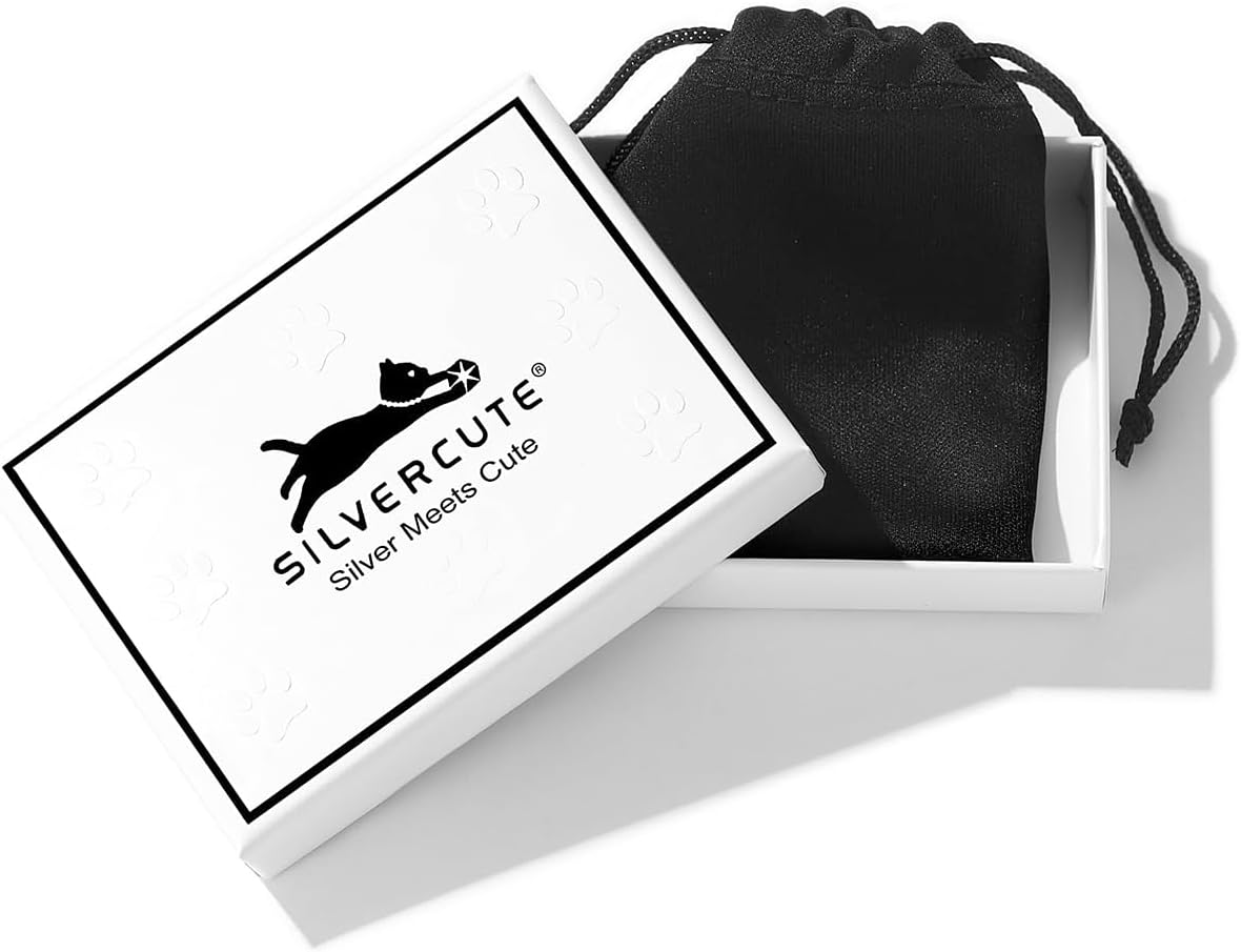 SILVERCUTE 925 Sterling Silver Butterfly Earrings - Hypoallergenic Birthstone Earrings for Women, Butterfly Dangle Earring,Dainty Birthday Gifts for Women/Her - Image 9