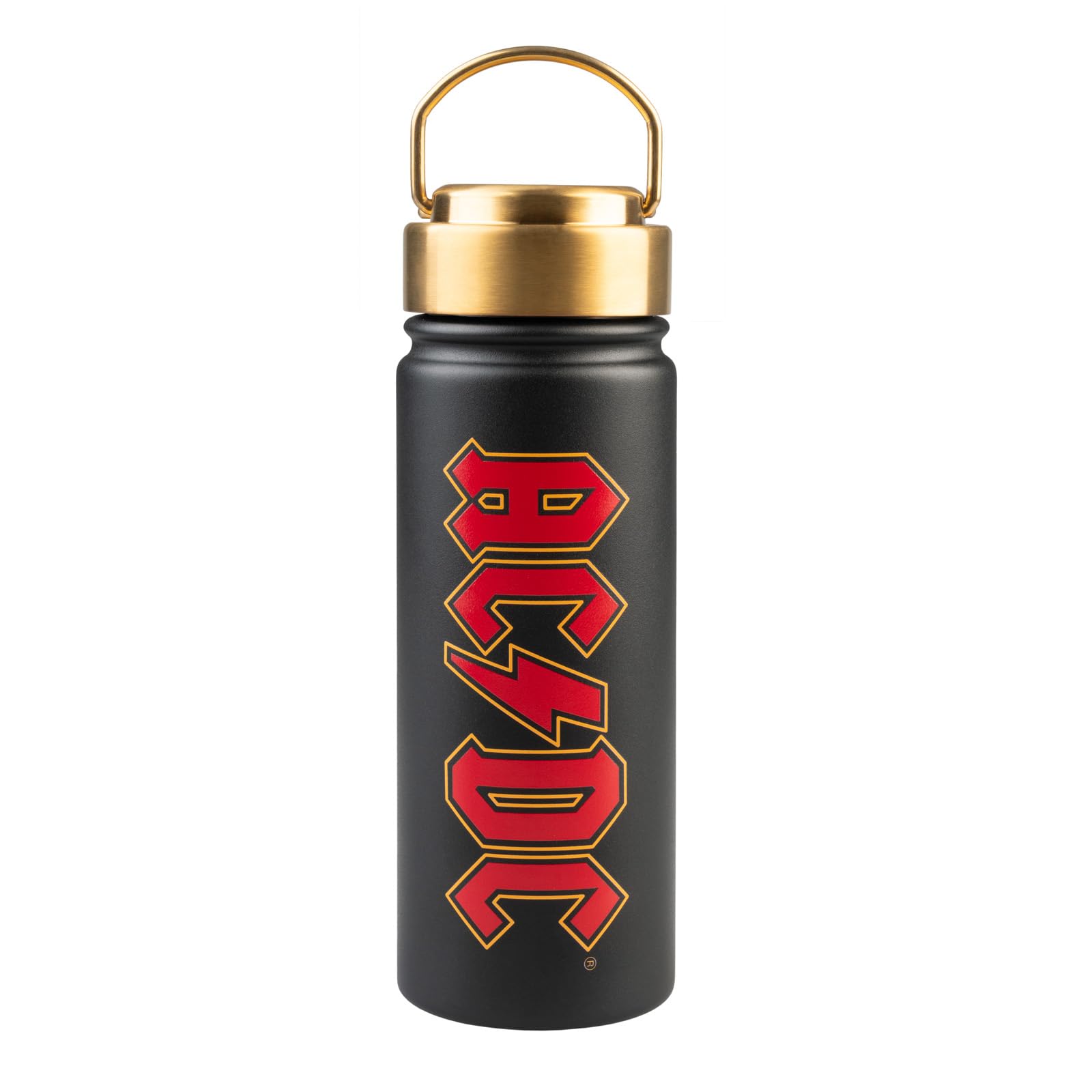 Grupo Erik Metal Water Bottle 550ml / 19.4oz - AC/DC Merchandise | Hot and Cold Water Bottle Stainless Steel, Cute Travel Bottles Gym | ACDC Gifts Under 20 Pounds