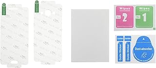 شاشة حماية بتصميم حماية كاملة 360 درجة من الجيلاتين مقاومة للخدش والصدمات لموبايل سامسونج J3 برو، شفافة