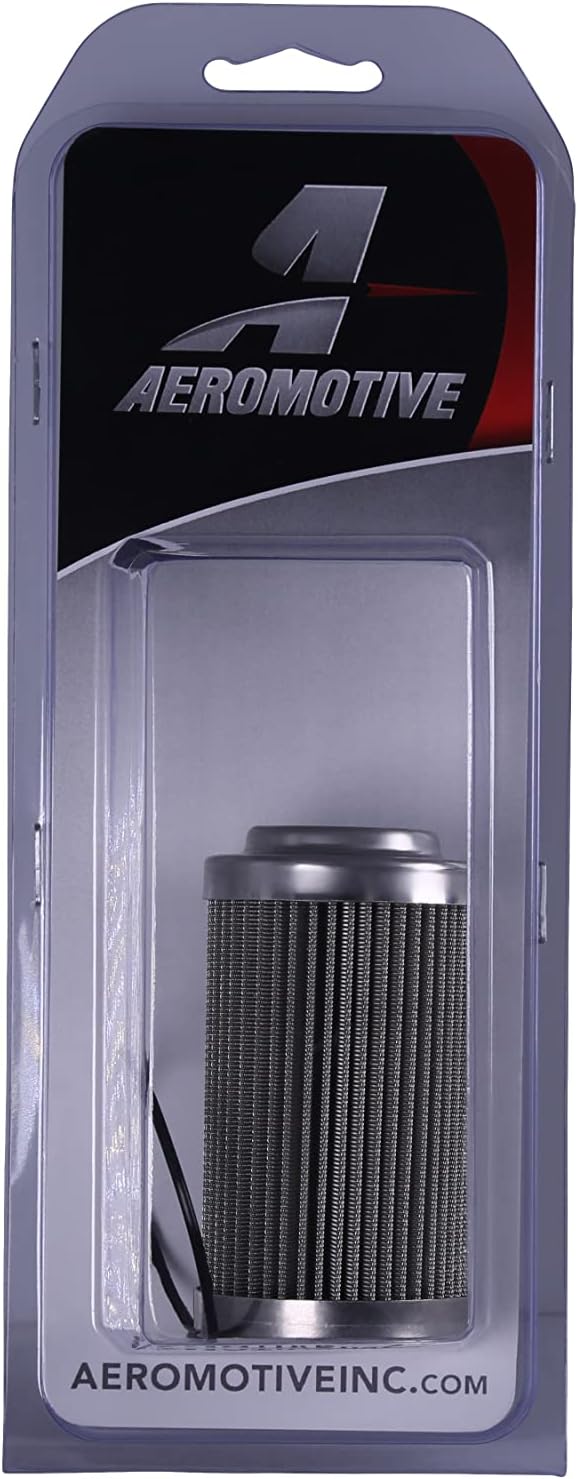 Aeromotive 12604 Replacement Filter Element, 100-Micron Stainless Mesh, Fits All 2" OD Filter Housings
