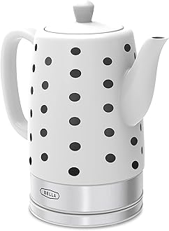 BELLA 1.5L Electric Ceramic Kettle - Polka Dot