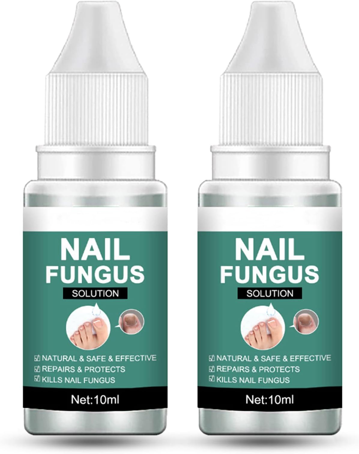 KAYZON Fungal Nail Treatment for Toenail Extra Strong, Ingrown Care Oils, Anti Toe Fungus Solution Fixes Discolored Nails Safe Effective (2Pcs), blue, Pack of 1
