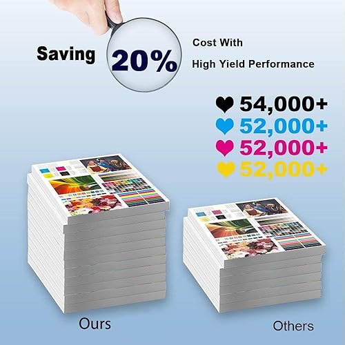 Miniatura 2 de Paquete de 2 cartuchos de tóner para impresora W9053MC de alto rendimiento compatible con impresoras HP Color Managed MFP E87640Z E87650Z E87660