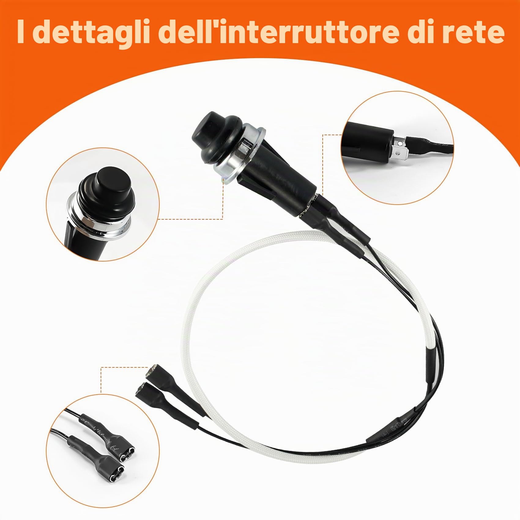 onlyfire Kit di Accensione Elettronico di Ricambio per Griglie a Gas Weber Spirit 220 e 320 (con Pannelli di Controllo Montati Frontalmente)